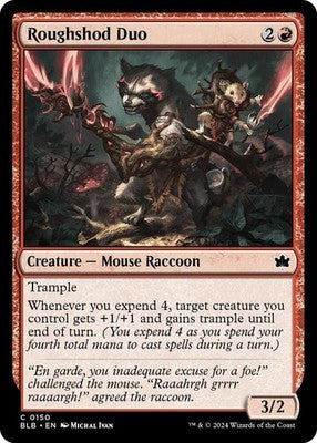 Roughshod Duo BLB 150 NM Magic: The Gathering