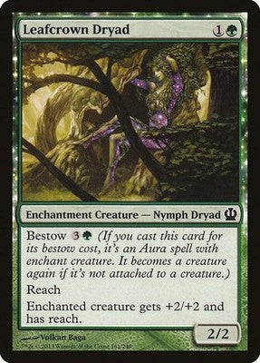 Leafcrown Dryad THS 161 NM Magic: The Gathering
