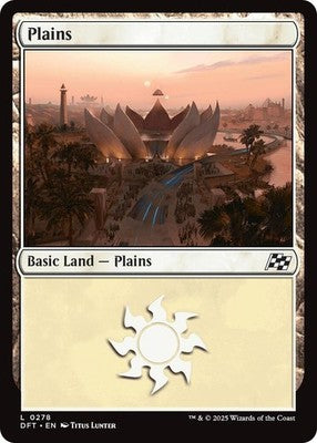 Plains DFT 278 Foil NM Magic: The Gathering