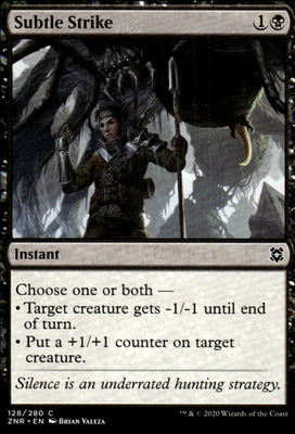 Subtle Strike Zendikar Rising 128 C Magic: The Gathering Near Mint