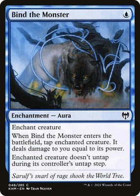 Bind the Monster KHM 48 Foil NM Magic: The Gathering
