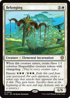 Belonging ECC 5 NM Magic: The Gathering