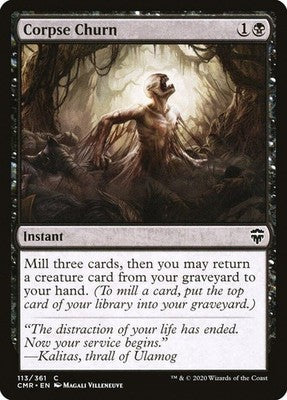 Corpse Churn CMR 113 NM Magic: The Gathering