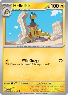Heliolisk 071/167 SV06: Twilight Masquerade Pokémon TCG