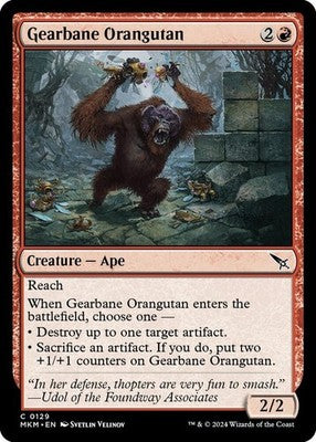 Gearbane Orangutan MKM 129 Foil NM Magic: The Gathering