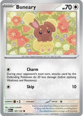 Buneary 107/132 ME01: Mega Evolution Reverse Holofoil Pokémon TCG