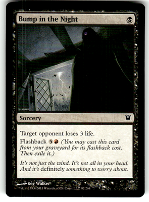 Bump in the Night Innistrad 92 C Magic: The Gathering Lightly Played