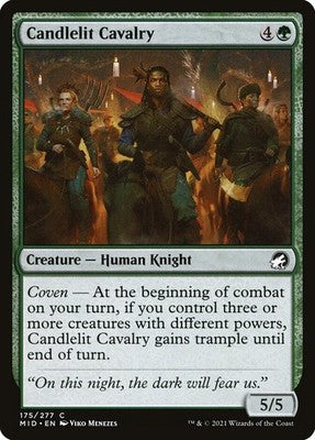 Candlelit Cavalry MID 175 Foil LP Magic: The Gathering