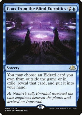 Coax from the Blind Eternities EMN 51 NM Magic: The Gathering