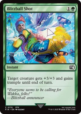 Blitzball Shot FIN 176 NM Magic: The Gathering