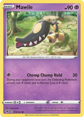 Mawile 119/264 SWSH08: Fusion Strike Pokémon TCG