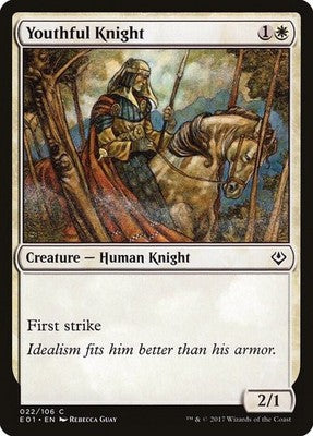 Youthful Knight E01 22 NM Magic: The Gathering
