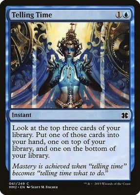 Telling Time MM2 61 NM Magic: The Gathering