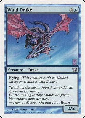 Wind Drake 9ED 112 LP Magic: The Gathering