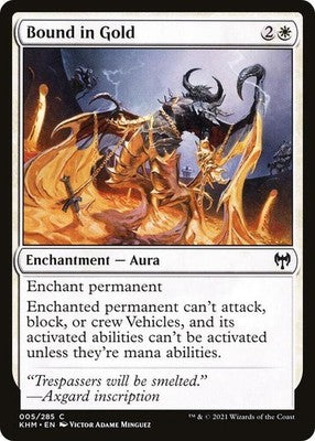 Bound in Gold KHM 5 NM Magic: The Gathering
