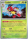 Ledian 003/142 SV07: Stellar Crown Reverse Holofoil Pokémon TCG