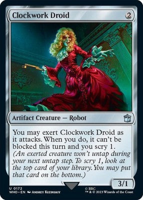Clockwork Droid WHO 172 NM Magic: The Gathering