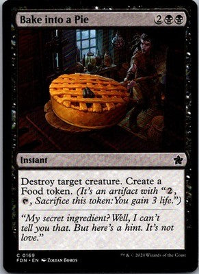 Bake into a Pie 169 Common Foundations Magic: The Gathering Near Mint