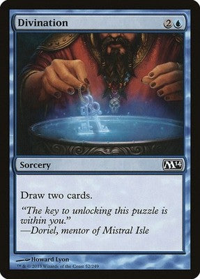 Divination M14 52 NM Magic: The Gathering