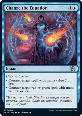 Change the Equation MOM 50 NM Magic: The Gathering