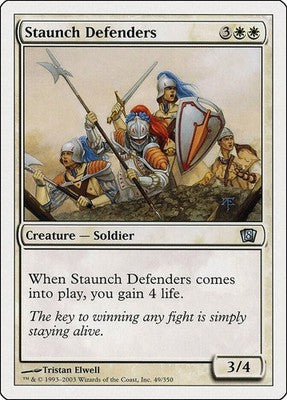 Staunch Defenders 8ED 49 LP Magic: The Gathering