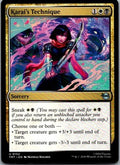 Karai's Technique 0152 Teenage Mutant Ninja Turtles Magic: The Gathering NM