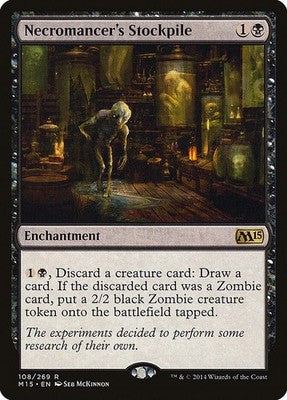 Necromancer's Stockpile M15 108 NM Magic: The Gathering