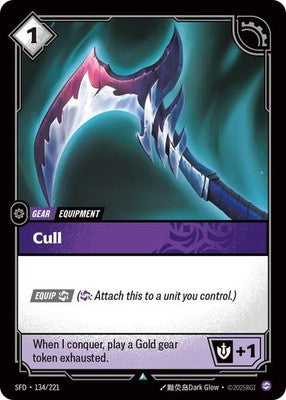 Cull 134/221 Spiritforged Riftbound: League of Legends
