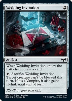 Wedding Invitation VOW 260 LP Magic: The Gathering