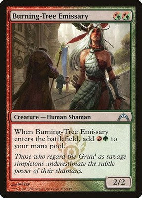 Burning-Tree Emissary GTC 216 NM Magic: The Gathering