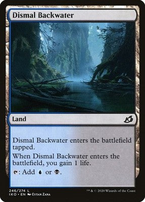 Dismal Backwater IKO 246 NM Magic: The Gathering