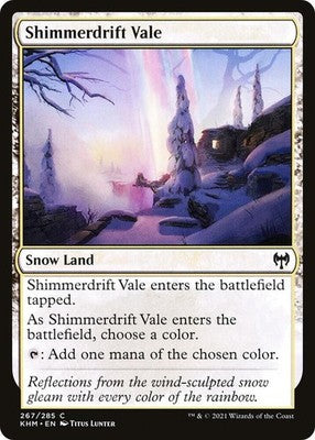 Shimmerdrift Vale KHM 267 LP Magic: The Gathering