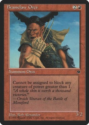 Brassclaw Orcs FEM 49c LP Magic: The Gathering