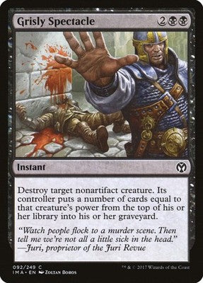 Grisly Spectacle IMA 92 NM Magic: The Gathering