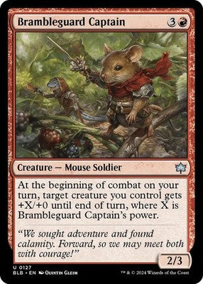 Brambleguard Captain BLB 127 NM Magic: The Gathering