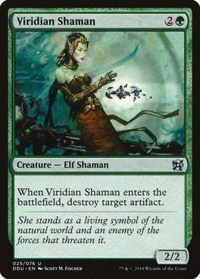Viridian Shaman DDU 25 NM Magic: The Gathering