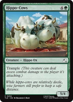 Hippo-Cows TLE 252 NM Magic: The Gathering
