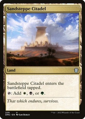 Sandsteppe Citadel DMC 229 NM Magic: The Gathering