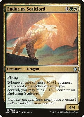 Enduring Scalelord DTK 222 LP Magic: The Gathering