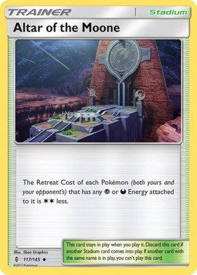 Altar of the Moone 117/145 SM - Guardians Rising Pokémon TCG