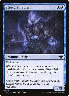 Steelclad Spirit VOW 80 NM Magic: The Gathering