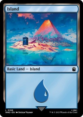 Island WHO 199 NM Magic: The Gathering