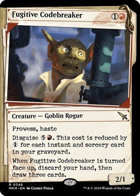 Fugitive Codebreaker MKM 348 NM Magic: The Gathering