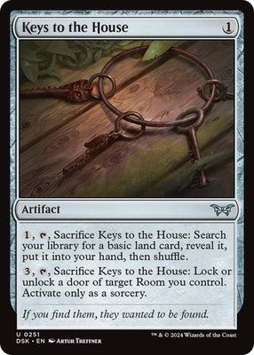 Keys to the House DSK 251 Foil NM Magic: The Gathering