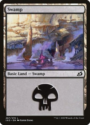 Swamp IKO 267 NM Magic: The Gathering