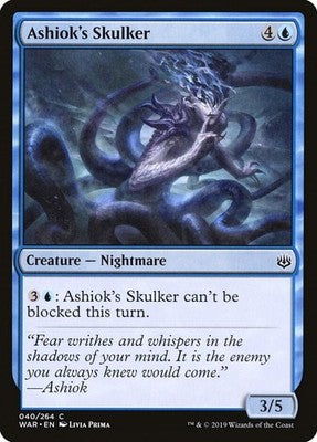 Ashiok's Skulker WAR 40 NM Magic: The Gathering