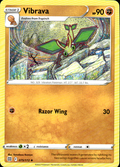 Vibrava Brilliant Stars 075/172 Uncommon Pokémon — English Lightly Played