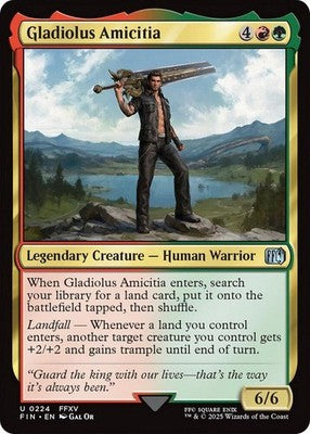 Gladiolus Amicitia FIN 224 Foil NM Magic: The Gathering