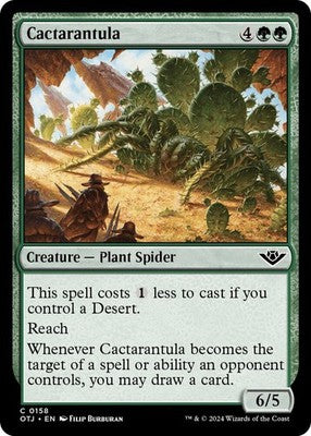 Cactarantula OTJ 158 NM Magic: The Gathering