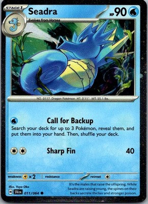 Seadra 011/064 Holo Promo Miscellaneous Cards & Products Pokemon Near Mint